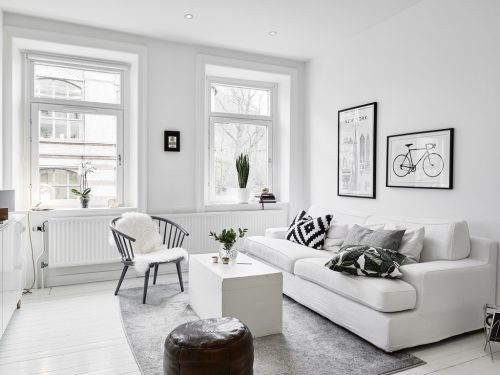 Wonderbaar Witte meubels in een witte woonkamer BF-55