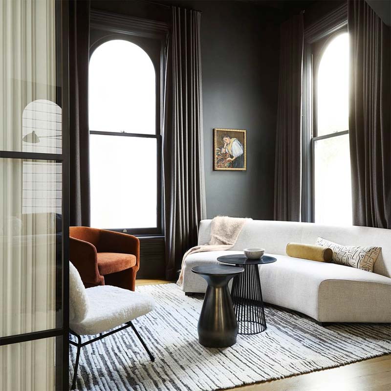 woontrends 2021 art deco ronde bank