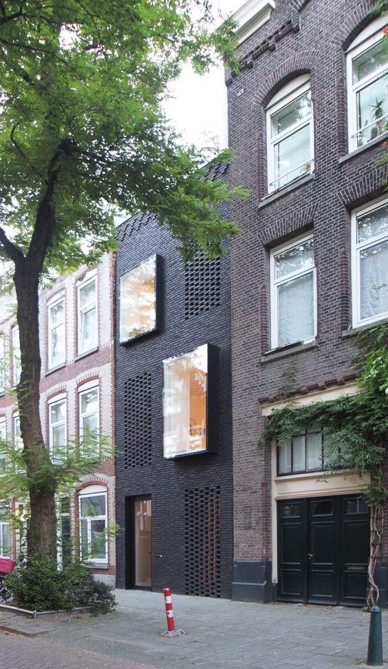 Zwarte gevel Zwarte gevel