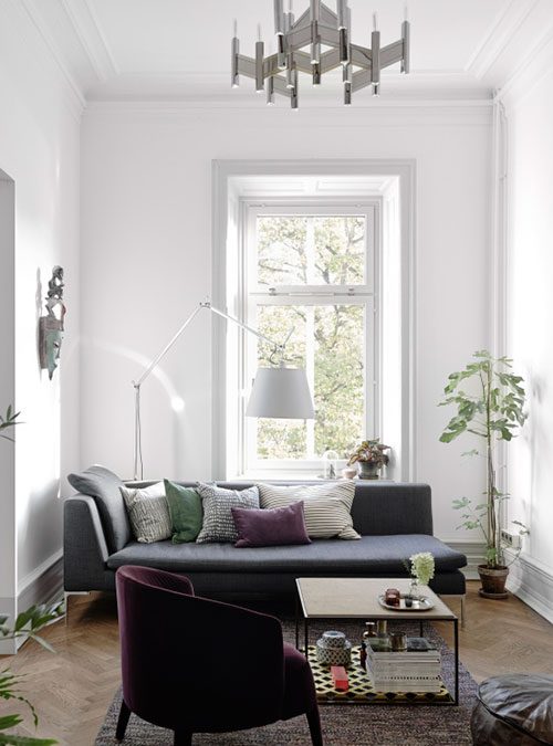 vinger doel rem Zweedse inspiratie voor een smalle woonkamer